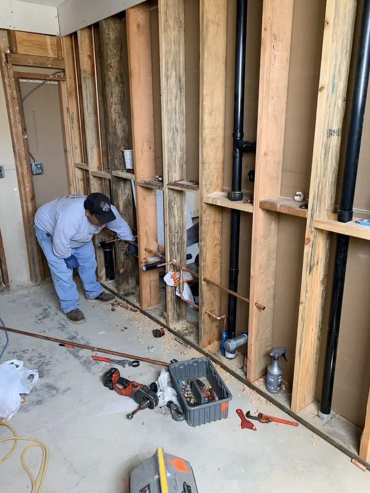 Commercial rough-in plumbing for Trenchless Sewer Repair in Coopersdale